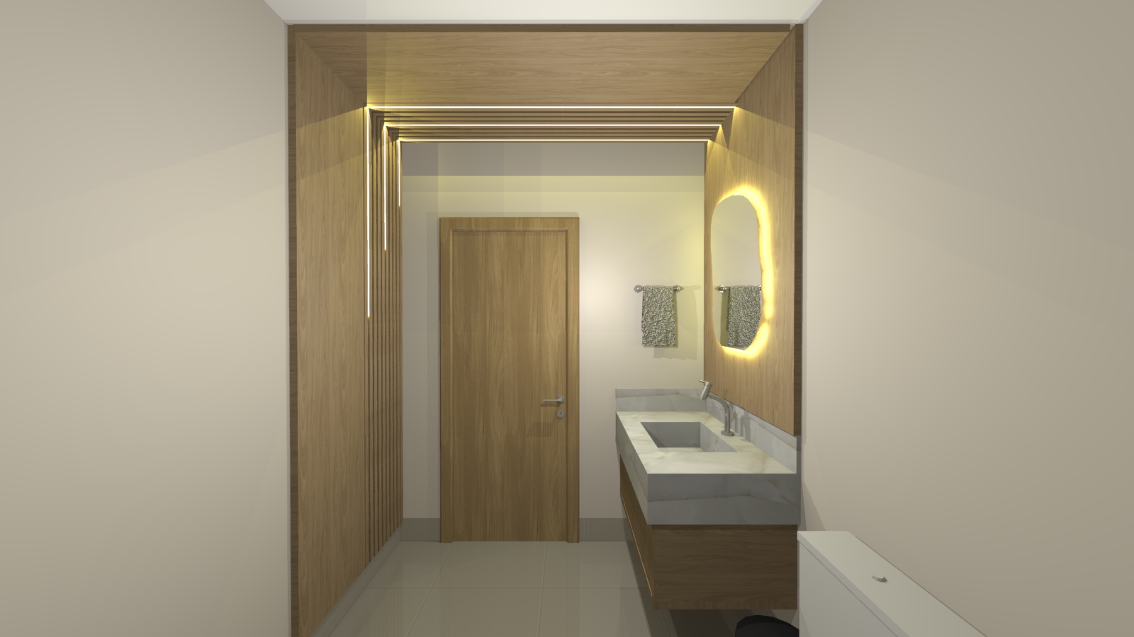 Versao do Render - 3.0.7 | Versao do Promob - 5.60.41 | Tempo de Renderizacao - 00:04:26 | Sistema - Promob Plus Enterprise | Qualidade do Render - Starter