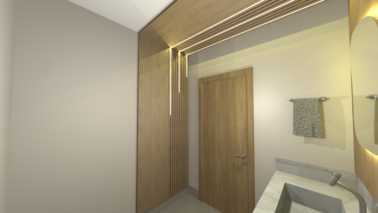 Versao do Render - 3.0.7 | Versao do Promob - 5.60.41 | Tempo de Renderizacao - 00:04:31 | Sistema - Promob Plus Enterprise | Qualidade do Render - Starter