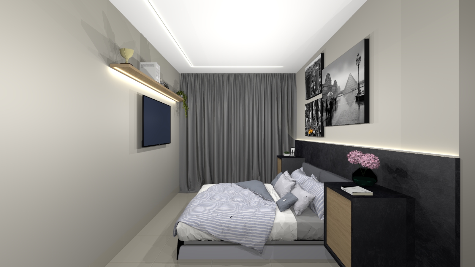 Versao do Render - 3.0.7 | Versao do Promob - 5.60.35 | Tempo de Renderizacao - 00:04:12 | Sistema - Promob Plus Enterprise | Qualidade do Render - Starter