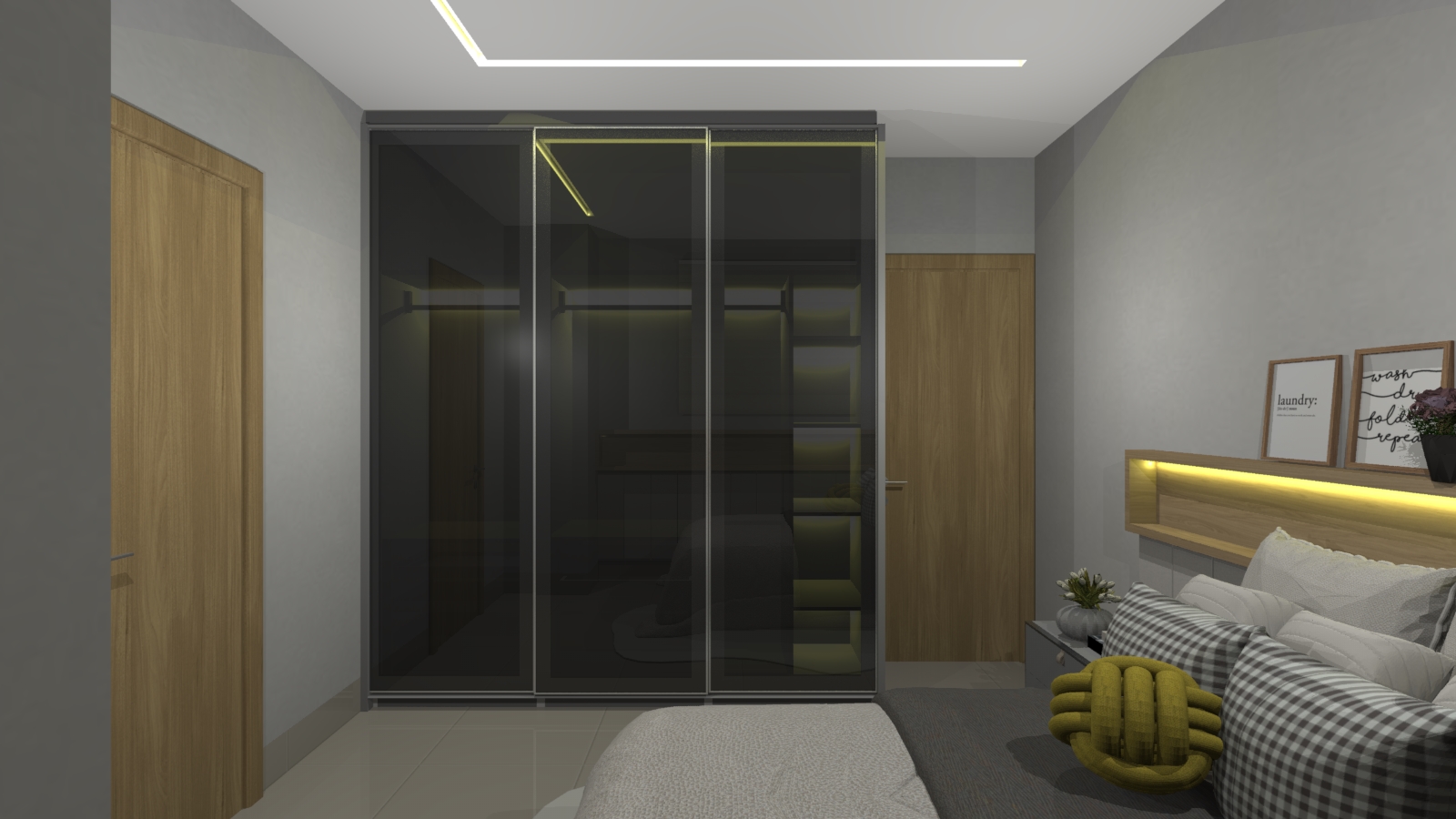 Versao do Render - 3.0.7 | Versao do Promob - 5.60.41 | Tempo de Renderizacao - 00:08:03 | Sistema - Promob Plus Enterprise | Qualidade do Render - Starter