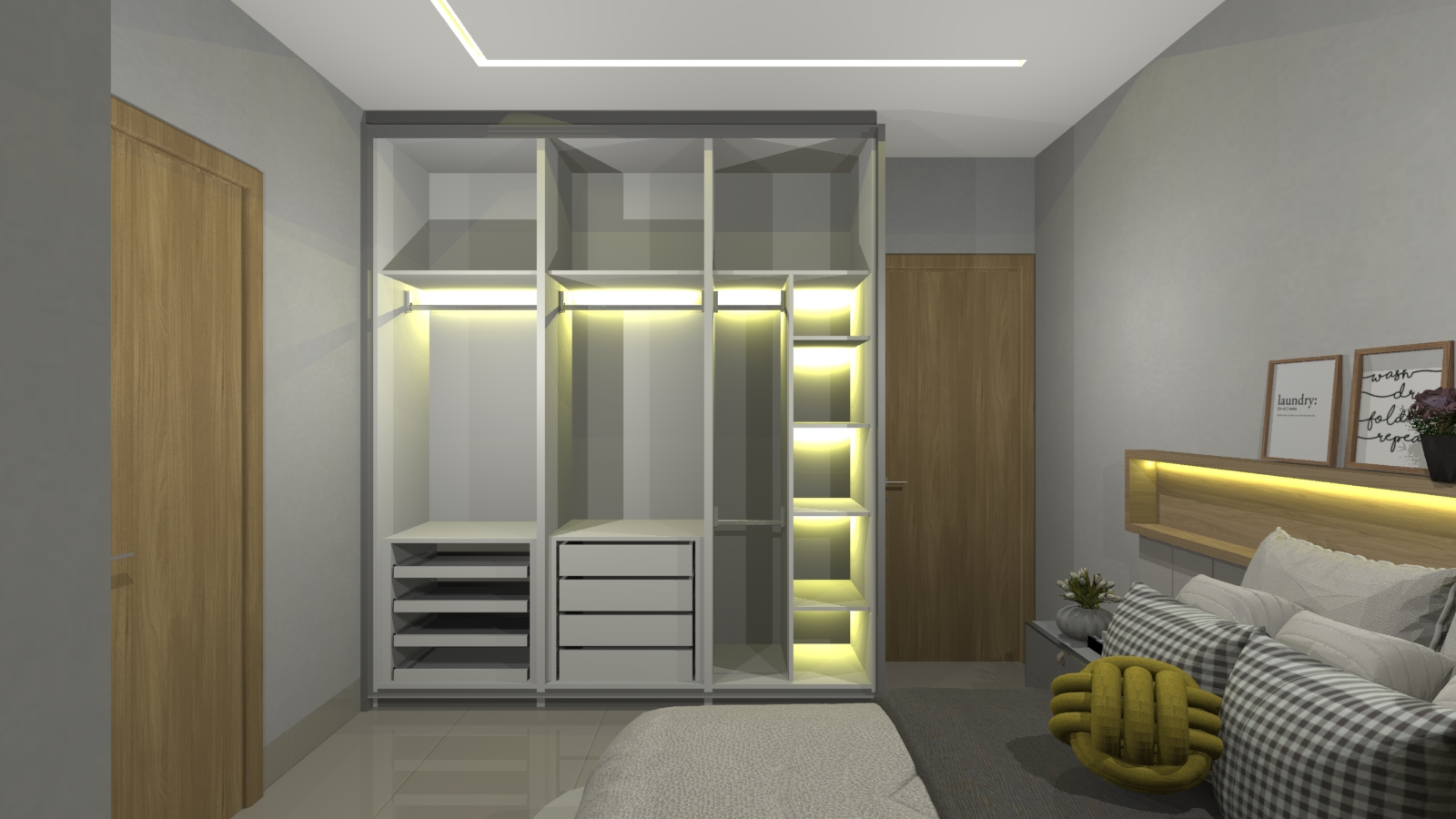 Versao do Render - 3.0.7 | Versao do Promob - 5.60.41 | Tempo de Renderizacao - 00:04:35 | Sistema - Promob Plus Enterprise | Qualidade do Render - Starter